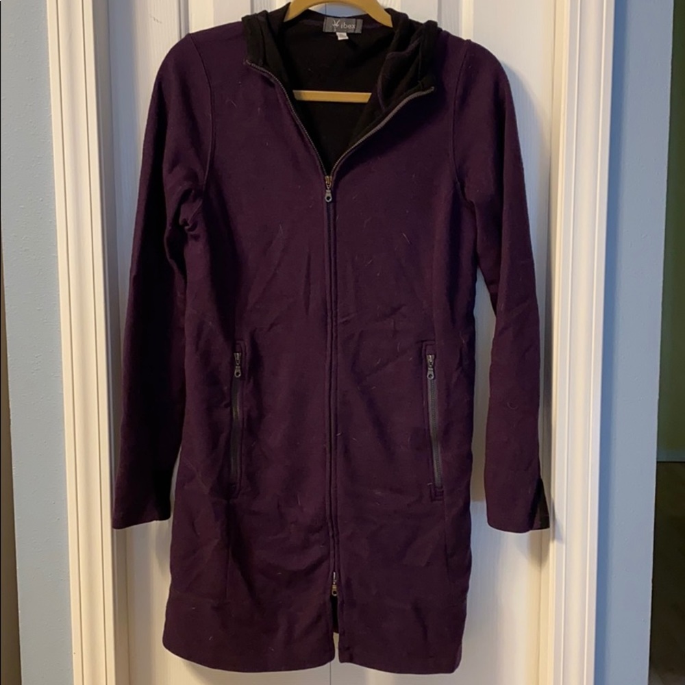 Ibex Pez Hoody Sweater Jacket Made in the USA